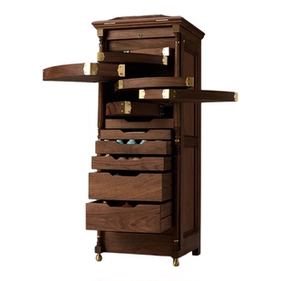 北美黑胡桃木牙科柜50大人伊斯特莱克茶具柜文玩柜首饰珠宝收纳柜