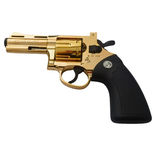 小月亮左轮典藏手动电渡金ZP5全合金属357钨钢色软弹枪玩具礼盒装