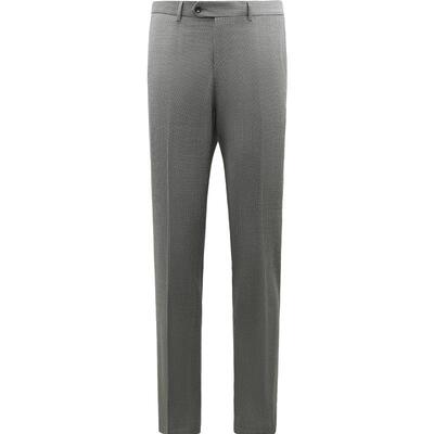 LAMPO/蓝豹西裤男羊毛浅灰提花