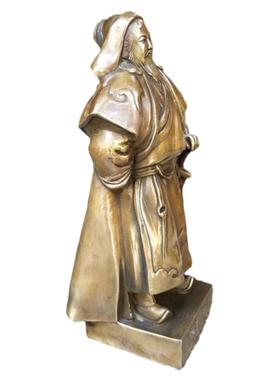 成吉思汗铁木真站像纯铜复古