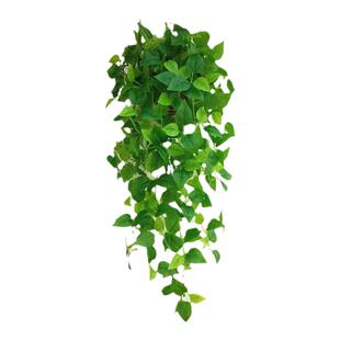 仿真绿萝植物假绿叶吊兰装饰壁挂藤条叶子塑料室内吊篮挂墙假花藤