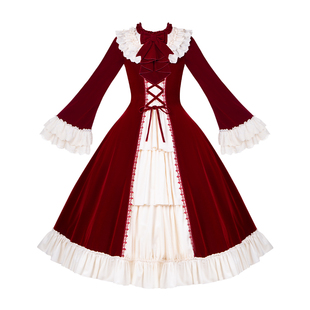 来信与诗·胡桃匣子冬版｜WP原创副牌开襟式荷叶边长op双子秋冬lo