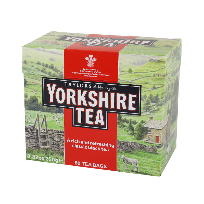 约克夏红茶英国进口yorkshire英式红茶包泰勒约克郡饼干味红茶
