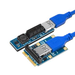 SSU台式机MINI PCI-E转PCIE 1X转接卡迷你主板笔记本M.2转PCI-E无线网卡声卡延长扩展PCI-E插槽