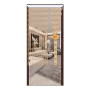 薆相帘夏季卧室家用葫芦隔断帘串珠门帘子塑料珠子水晶珠帘免打孔