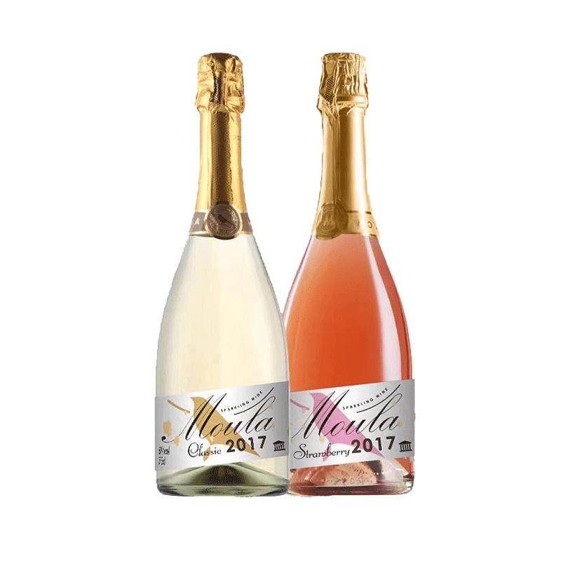 慕拉起泡酒少女水果气泡酒莫斯卡托白葡萄酒红酒多味送礼聚会果酒