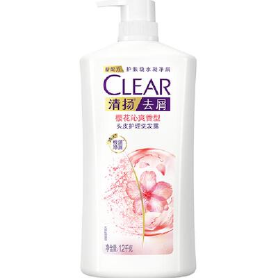 清扬去屑清樱花洗发水