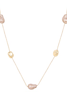 JAY复古金色毛衣链挂件挂饰