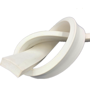 硅胶发泡方条耐高温密封条柔软海绵单面3M背胶自粘条厚2/3/4/5/10