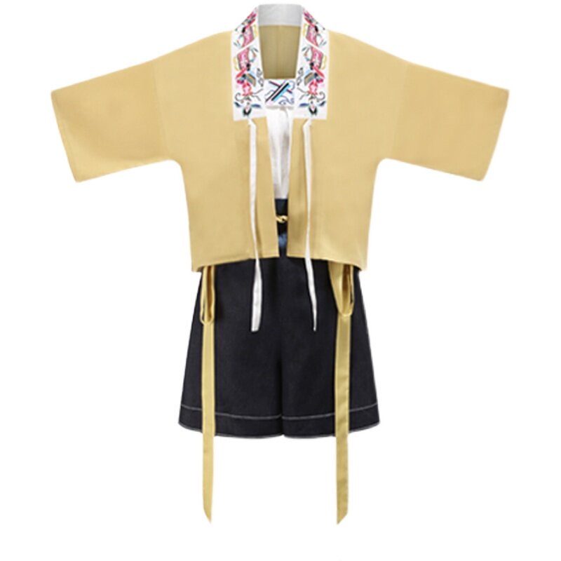 原创夏款女生透气短阔腿裙裤薄款可以穿上班的汉服显瘦开衫三件套