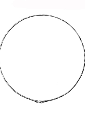 纯钛蛇骨链男女防过敏毛衣链