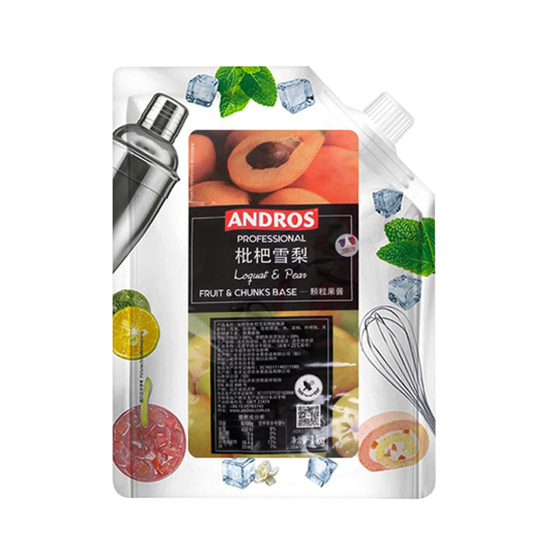 安德鲁枇杷雪梨颗粒果酱1kg
