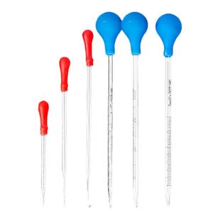 湘玻玻璃胶头滴管带刻度滴管加厚玻璃吸管独立包装90 150 200mm