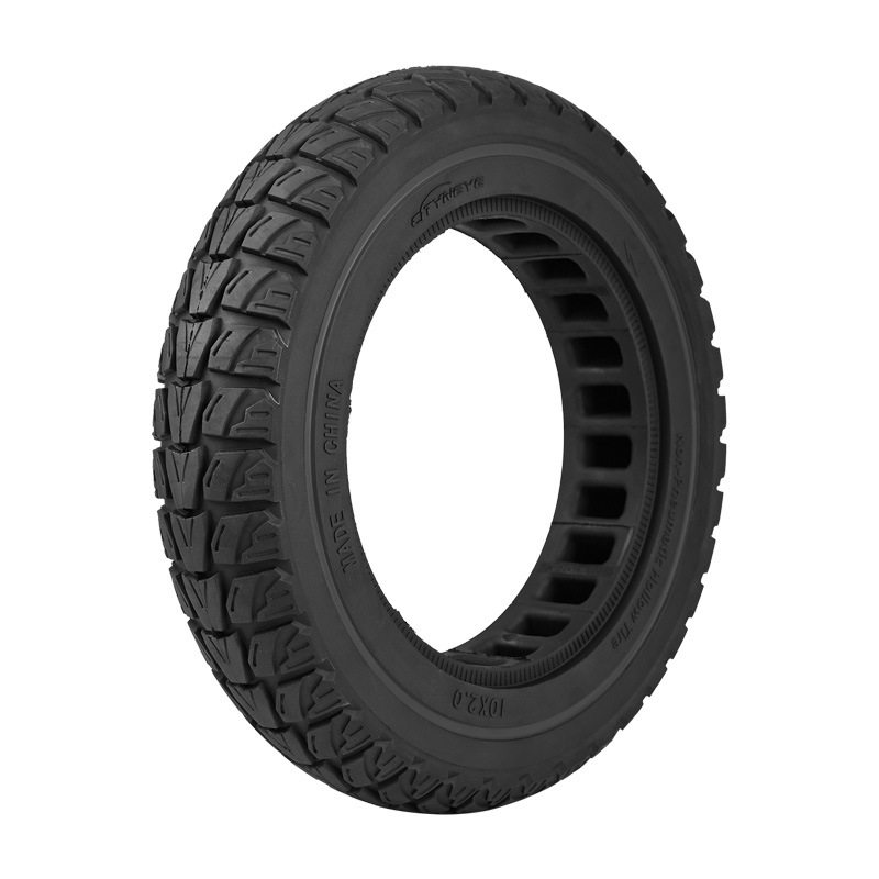 小米电动滑板车实心胎10寸防滑越野胎适用1s/m365/pro 减震胎防爆