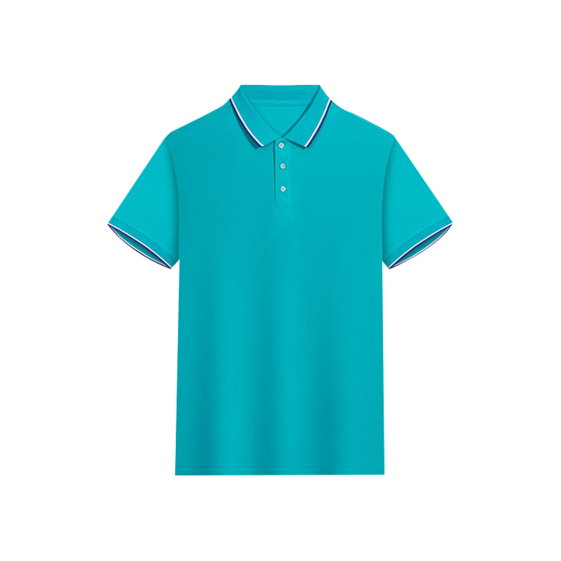 速干翻领工作服定制logo短袖polo衫工衣T恤刺绣印广告文化团体服