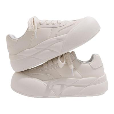 环球面包小白鞋女款2025夏季新款百搭ins潮女鞋休闲学生厚底鞋子