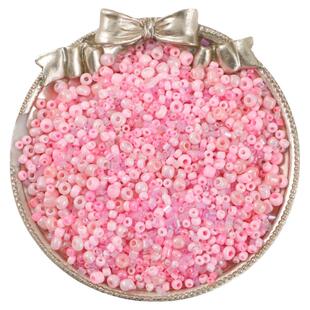 30g混款混色DIY玻璃米珠管珠 手工串珠散珠编织手链戒指刺绣材料