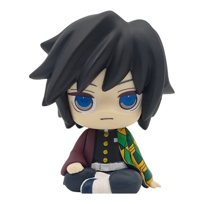 鬼灭之刃手办水柱富冈义勇大头