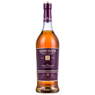 进口洋酒 Glenmorangie 格兰杰12年雪莉桶单一麦芽威士忌酒 正品