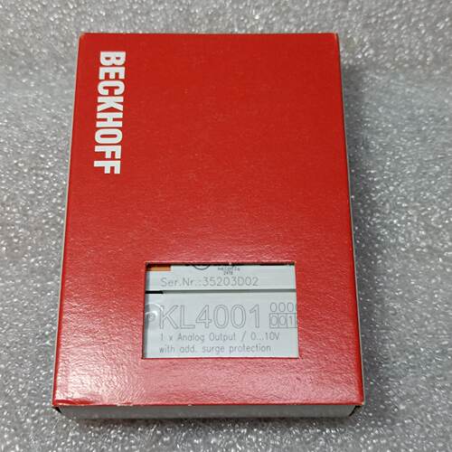 议价全新原装正品 BECKHOFF倍福 KL4001 模拟量输出模块 现货拍摄