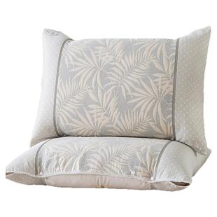 按扣式枕巾可固定一对装欧式卡扣防滑不脱落纱布枕头巾四季通用款