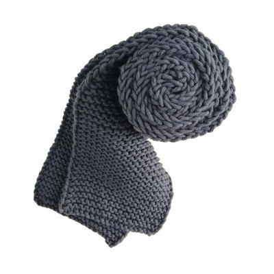 成品围巾自己纯手工编织的毛线围巾冬平针送男女朋友礼物绣字母