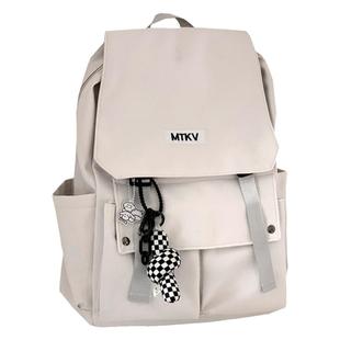 日系原宿ins街头双肩包男中性大容量背包女初中生高中学生书包潮