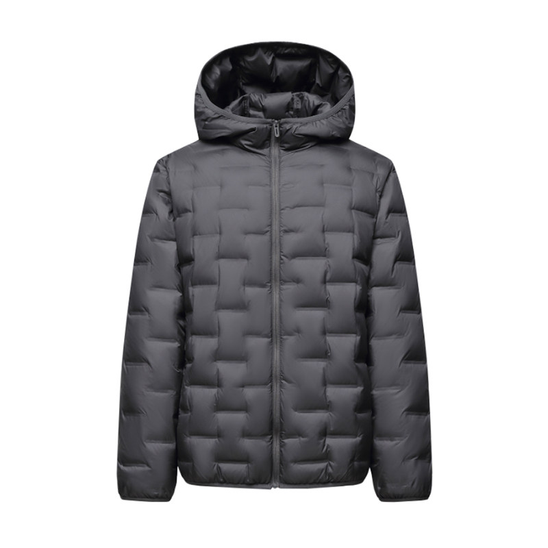 雅鹿90绒轻薄连帽秋冬羽绒服