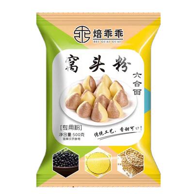 六合面窝窝头粉免发酵粗粮主食粉