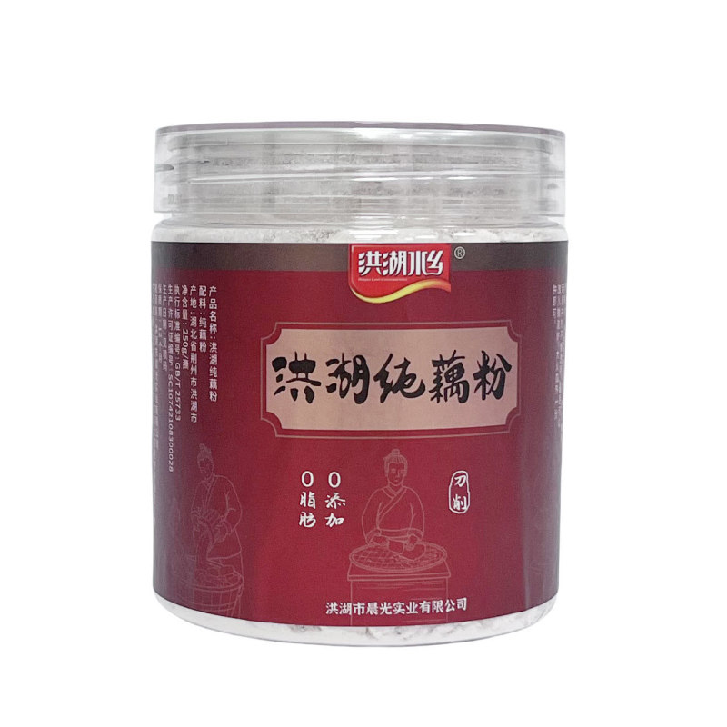 洪湖水乡250克刀削无蔗糖纯藕粉