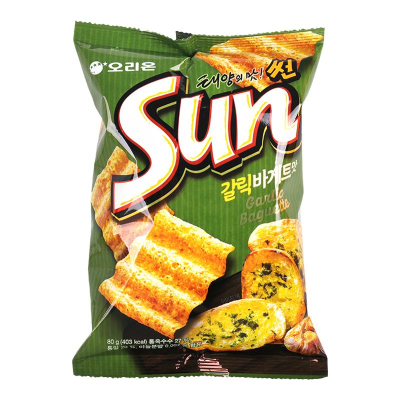 好丽友大蒜面包辣味太阳玉米片