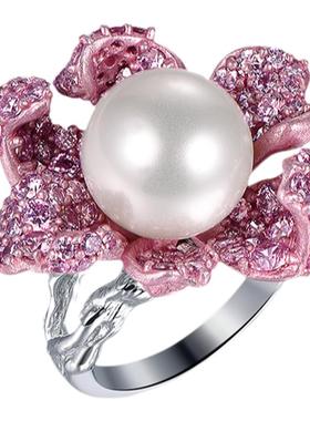 珍珠戒指MONICONIC小众设计