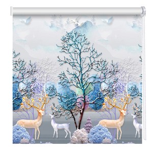 2026新款窗帘卷帘遮阳免打孔安装全遮光升降厨房卫生间卧室卷拉式