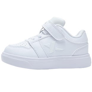 特步童鞋女童小白鞋幼儿园宝宝鞋子春季儿童运动鞋婴幼童男童板鞋