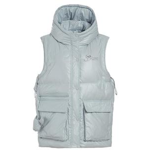 鸭鸭2023年冬季新款羽绒服女休闲羽绒马夹时尚坎肩立领马甲背心K