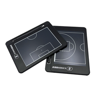 迷你篮球战术板磁吸电子教练比赛指挥板教案本足球便携口袋技术板