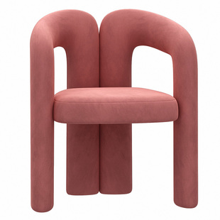 梳妆台凳子设计师款简约轻奢高级靠背网红女生卧室美甲书桌化妆椅