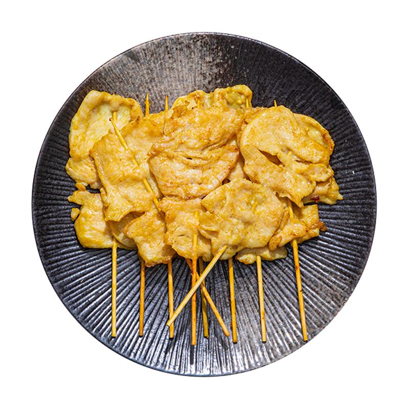 鹿有有里脊肉雞肉串燒烤手抓餅肉制品冷凍半成品速食油炸小吃烤串
