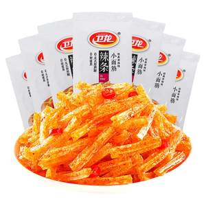 小呆呆零食店卫龙小面筋辣条香辣经典儿时怀旧网红解馋小零食散装休闲食品小吃