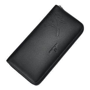 稻草人钱包男真皮长款皮夹头层牛皮大容量手机包男士多卡位手拿包