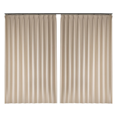 法式奶油风雪尼尔遮光加厚窗帘