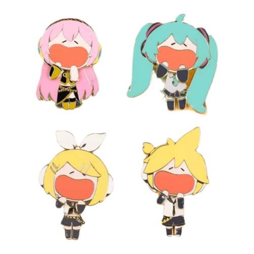 KKV正品BEMOE初音未来UWA可爱体金属徽章Miku周边谷子