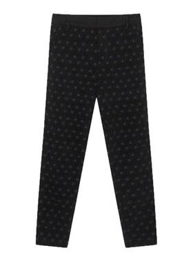 EMPORIO ARMANI EA阿玛尼男士松紧腰波点九分裤休闲裤银泰 301604