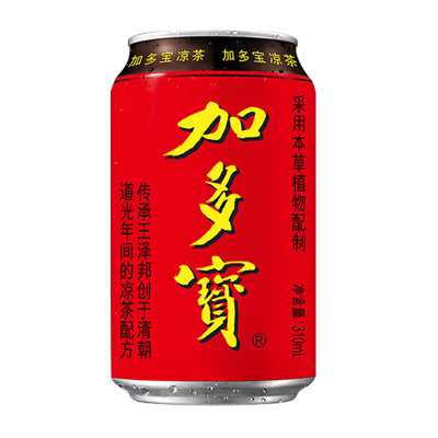 加多宝凉茶罐装草本植物饮料聚会
