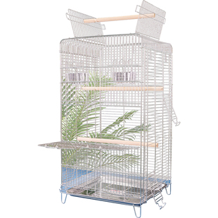 大号鹦鹉笼鸟笼不锈钢大型牡丹玄凤专用笼豪华别墅繁殖箱家用笼子