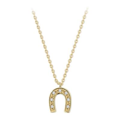 AGATHA驭光前行系列马蹄铁项链