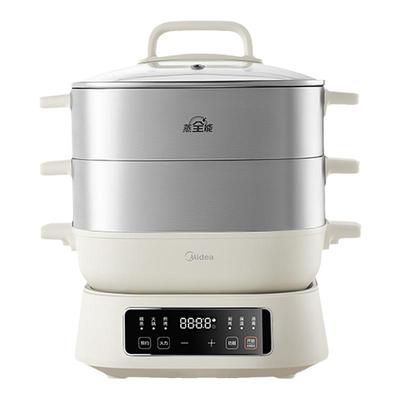 美的电蒸锅蒸煮一体全自动