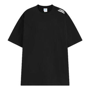 NELY小尼力260g重磅短袖男女夏季字母t恤2026新款纯棉情侣半袖潮