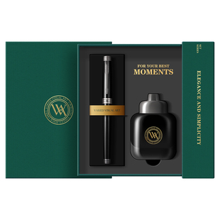 VVA钢笔礼盒装商务男士高档女士办公礼品笔精致高颜值礼物练字专用成人定制刻字送人可替换墨囊