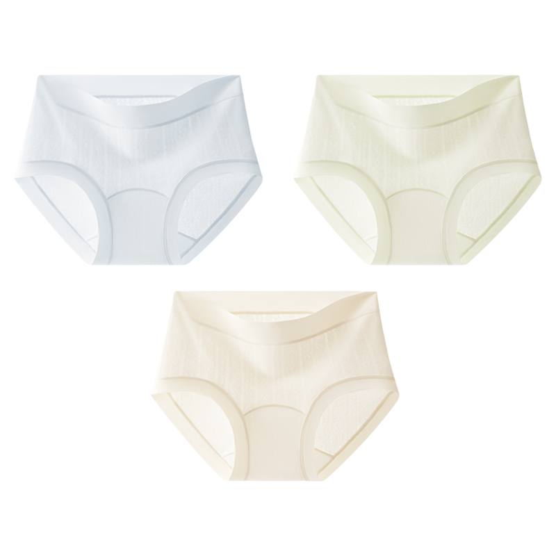 草本初色纯棉内裤3条装